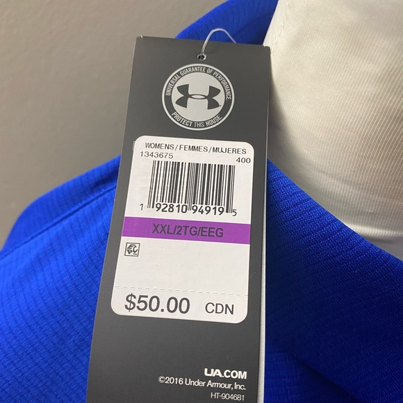 BNWT Under Armour Woman’s polo short sleeve shirt - Picture 3 of 4